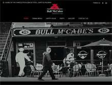 Tablet Screenshot of bullmccabes.com
